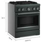 KitchenAid 4.1 Cu. Ft. Commercial-Style Dual Fuel Range in Juniper, , large