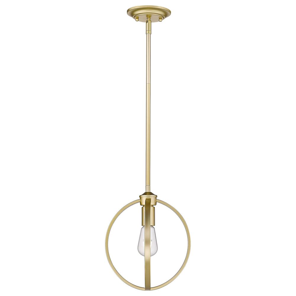 Golden Lighting Colson 1-Light Mini Pendant in Olympic Gold, , large