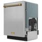 THOR KITCHEN Gordon Ramsay 24" Built-In Dishwasher with Bronze Handle Kit in Stainless Steel, , large