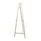 Maple and Jade 52" Adjustable 3-Tier Display Easel with Circular Ring Top in Polished Gold, , large