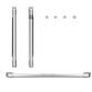 Cafe Handle and Knob Kit for Double Wall Oven in Brushed Stainless, , large