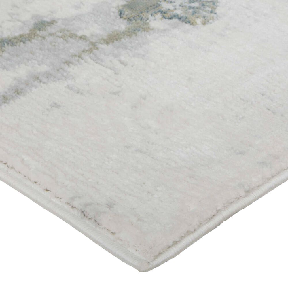Feizy Atwell 3&#39; x 5&#39; Silver Area Rug, , large