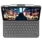 Logitech Slim Folio Keyboard Case for Apple iPad 10th Generation in Oxford Grey, , large