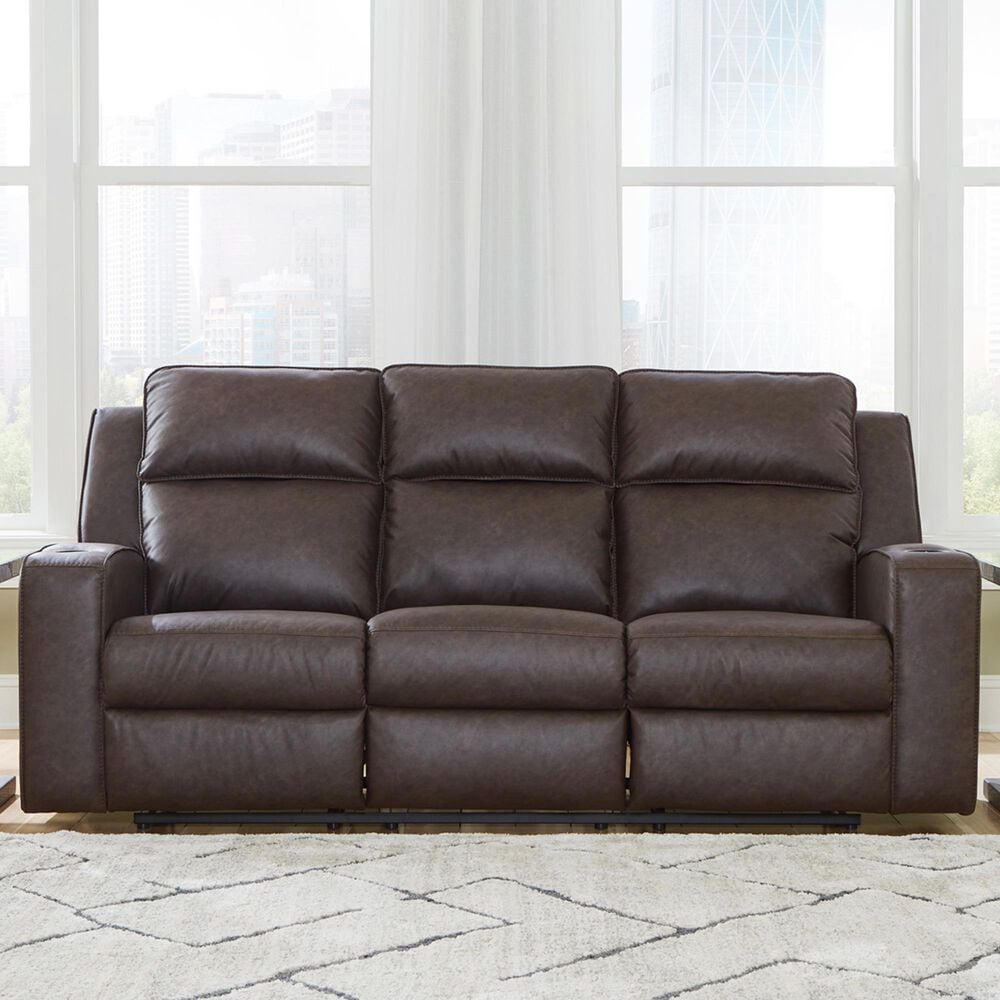 Ashley Lavenhorne 2-Piece Manual Reclining Living Room Set in Umber, , large