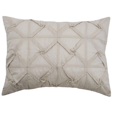 Rizzy Home Carrington 20" x 26" Standard Sham in Stone, , large