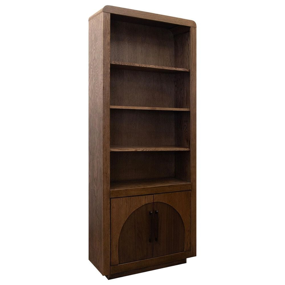Legends Home Eclipse 78" Bookcase in Bourbon and Walnut, , large