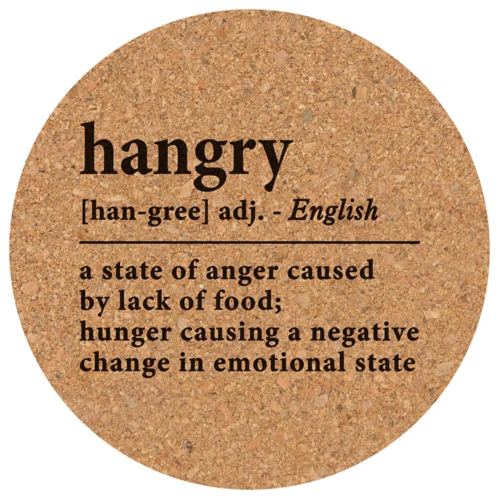 Carson Gifts Hangry Cork Trivet in Multicolor, , large