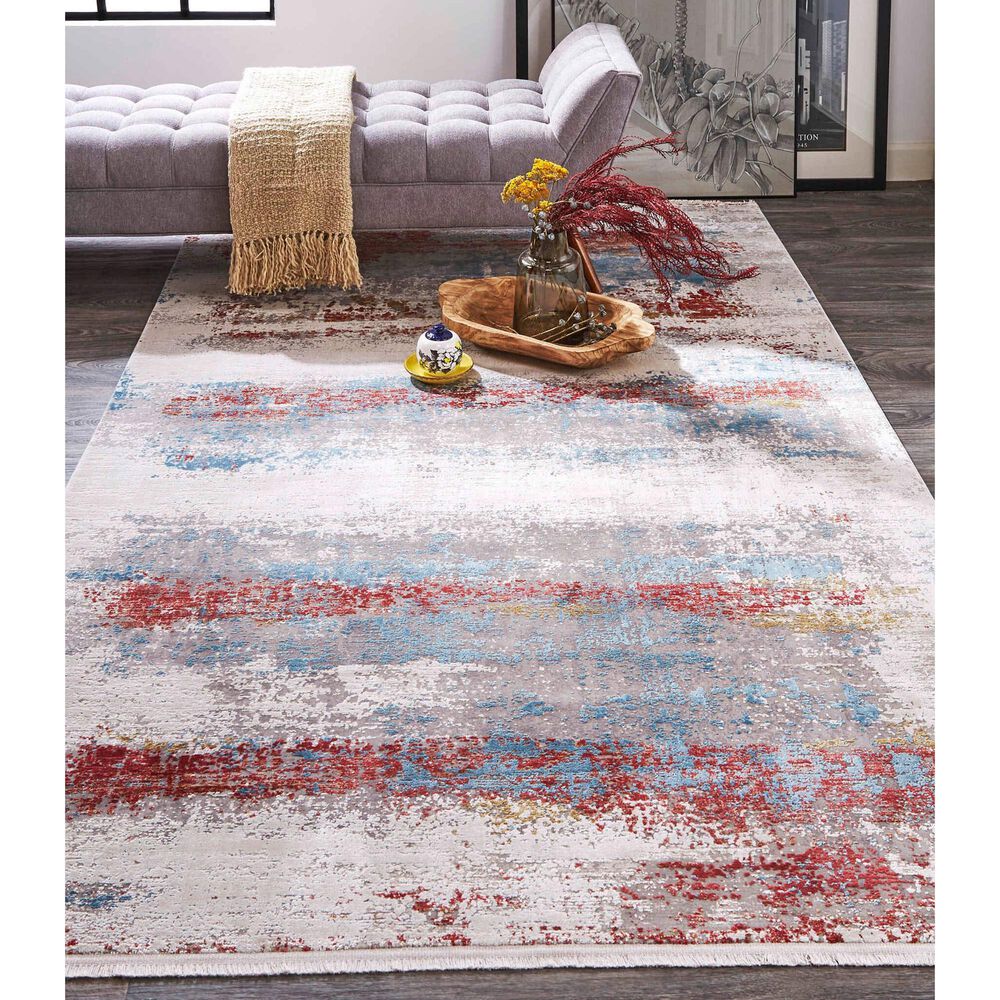 Feizy Cadiz 4&#39;10&quot; x 7&#39;10&quot; Multicolor Area Rug, , large