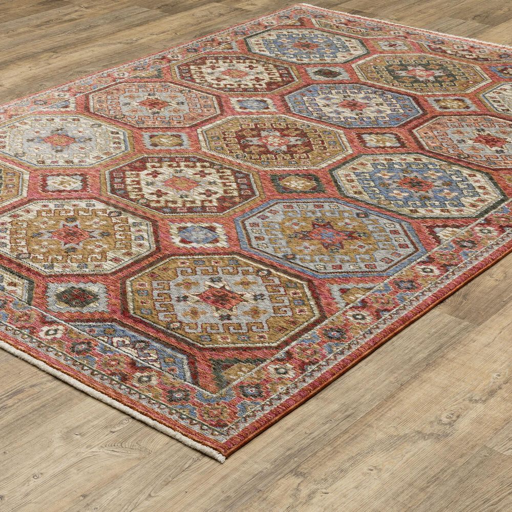 Oriental Weavers Hastings 6&#39;7&quot; x 9&#39;6&quot; Pink Area Rug, , large