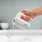 TRU TRU 3-Speed Hand Mixer with Whisk Attachment in White, , large