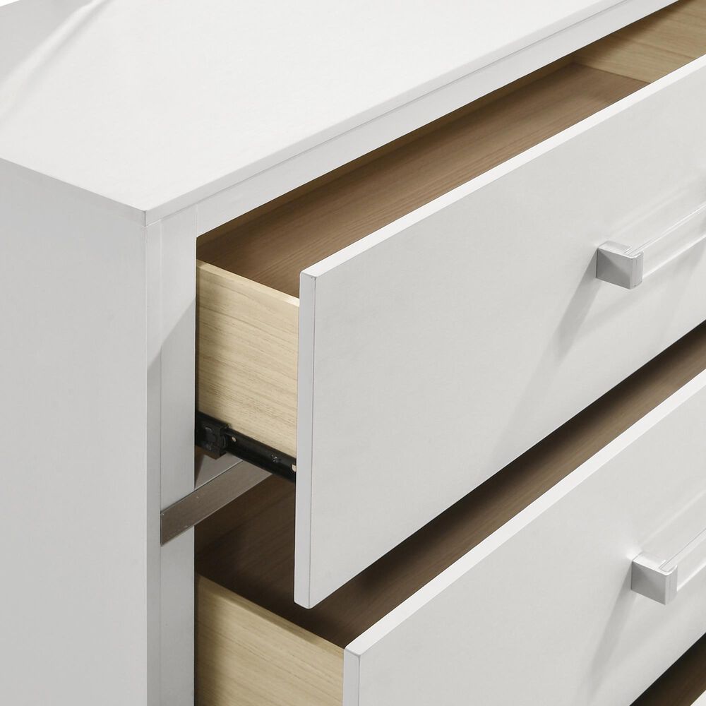 New Heritage Europa 6-Drawer Dresser in White, , large