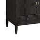 James Martin Vanities Myrrin 36" Vanity in Carbon Oak with 3 cm Arctic Fall Solid Surface Top, , large