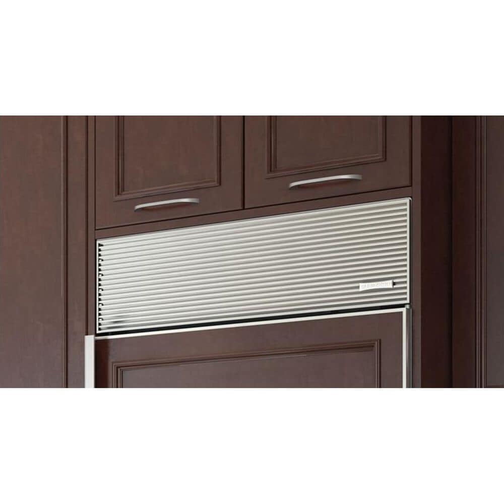 Sub Zero Built-In 36" Framed Louvered Grille Insert in Stainless Steel, , large