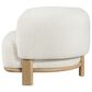 Coaster Lawler Barrel Back Accent Chair in Ivory, , large