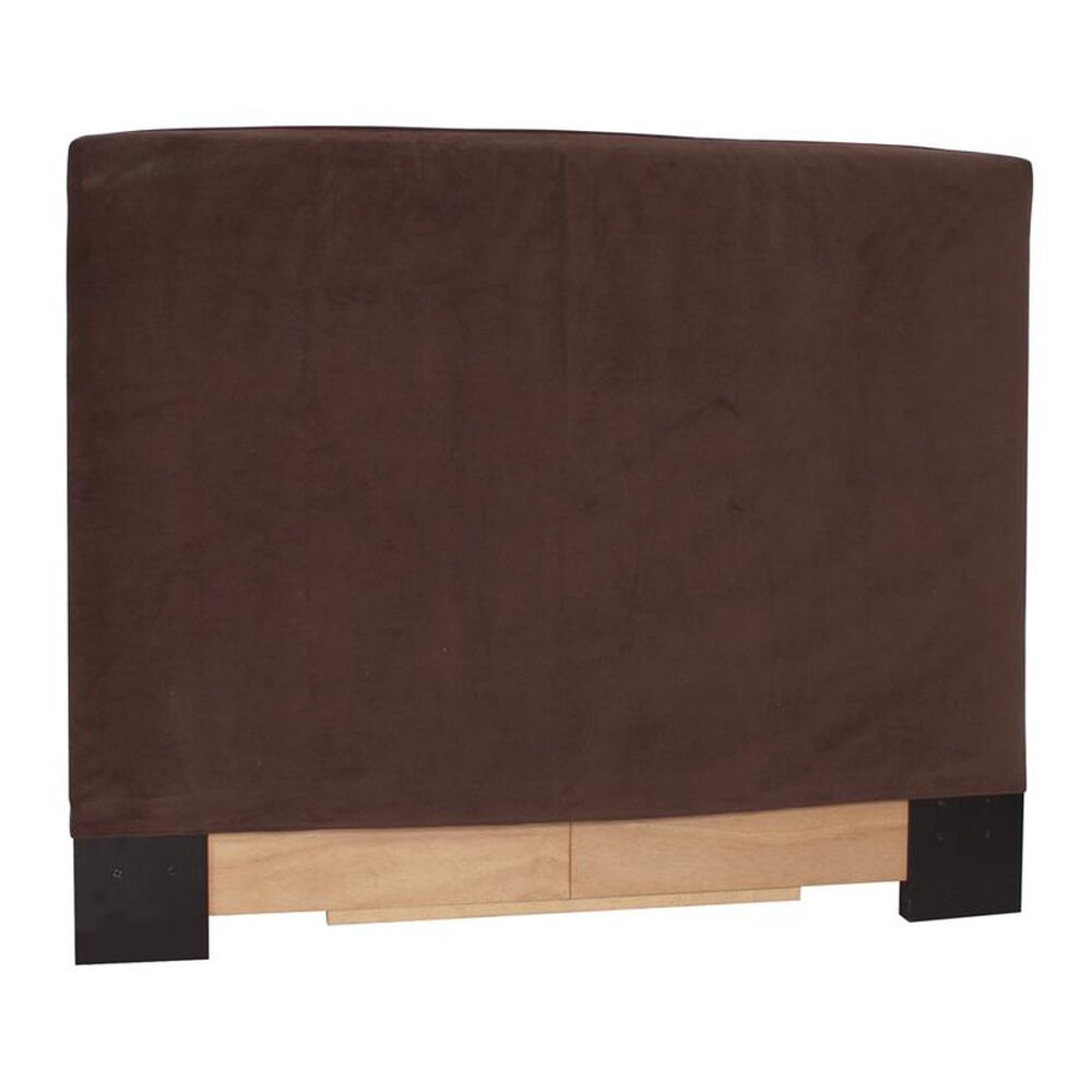 Howard Elliott Twin Slipcovered Headboard in Bella Chocolate, , large