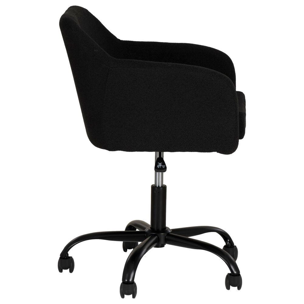 Linon Home Decor Rylen Office Chair in Black, , large