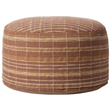Loloi Wallace Pouf in Clay and Beige, , large