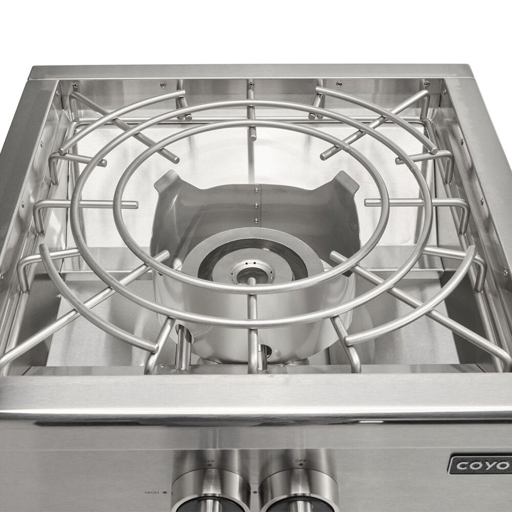 Coyote Outdoor 24&quot; Built-In Power Liquid Propane Burner in Stainless Steel, , large