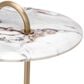 Eichholtz Zappa Side Table in Brushed Brass and White, , large