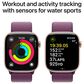 Apple Watch Series 10 GPS 46mm Rose Gold Aluminum Case with Plum Sport Loop, , large