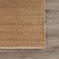 L&R Resources Natural Fiber 9" x 12" Bright White Area Rug, , large