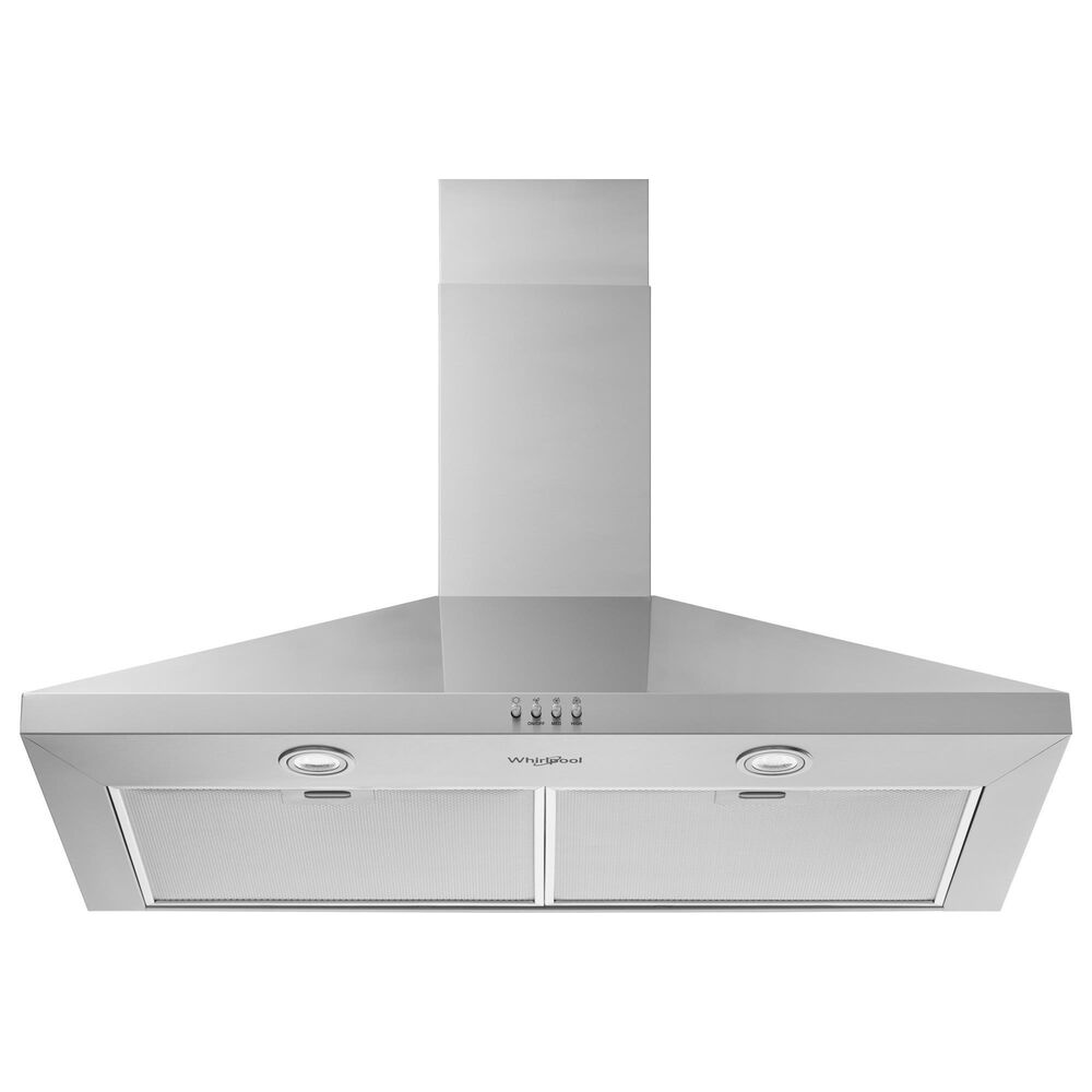 Whirlpool 36&quot; Chimney Range Hood with 400 CFM in Stainless Steel, , large