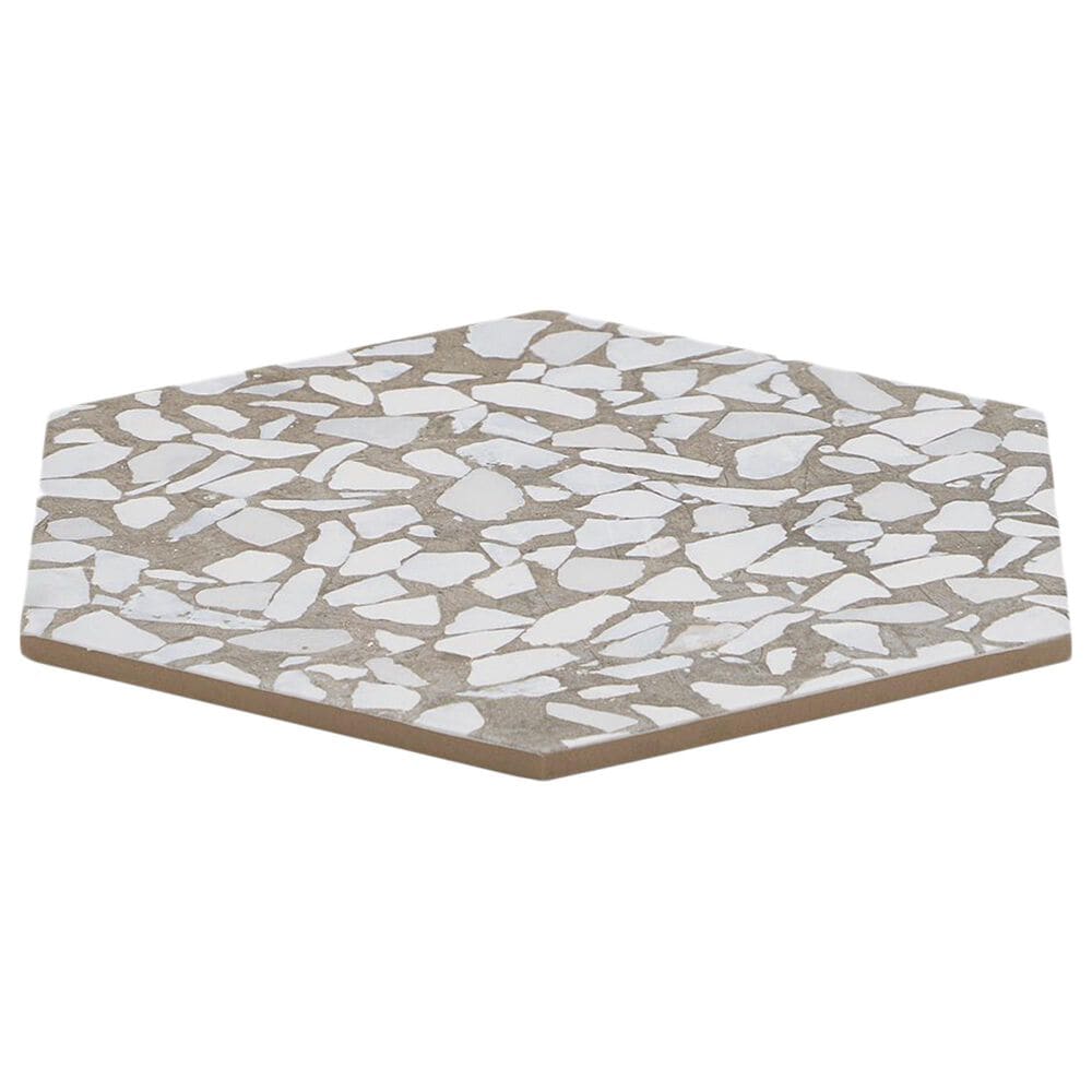 Soho Studio Riazza Hexagon Grigio 9&quot; x 10&quot; Porcelain Tile, , large