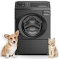 Speed Queen 3.5 Cu. Ft. Front Load Left Hinge Washer and 7 Cu. Ft. Gas Dryer Laundry Pair in Matte Black, , large