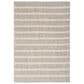 Nourison Positano POS03 Grey and Ivory 7" x 10" Indoor/Outdoor Area Rug, , large
