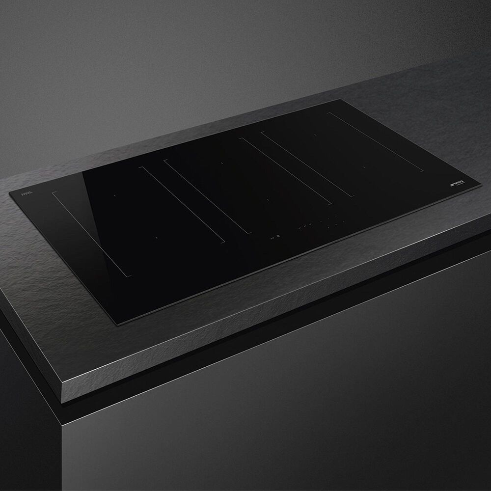 SMEG 36" Universal Induction Cooktop in Black, , large