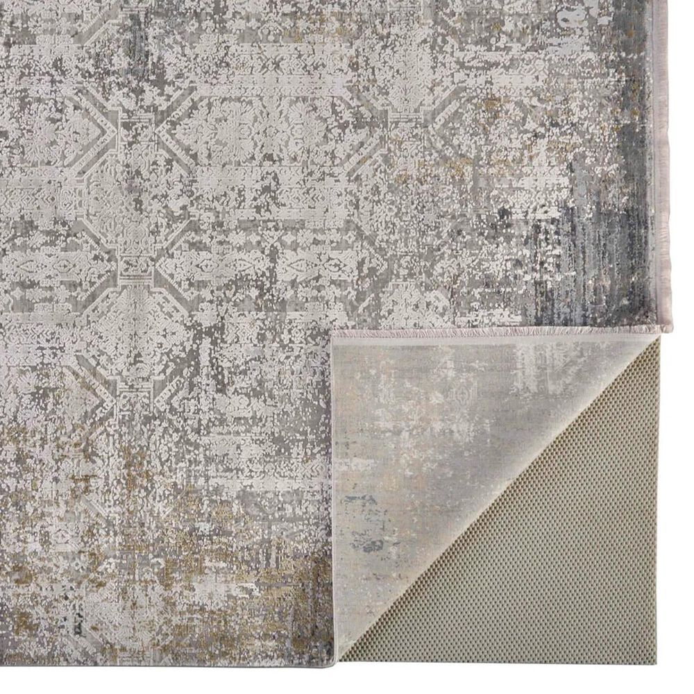 Feizy Cadiz 12&#39; x 18&#39; Light Gray and Ivory Area Rug, , large