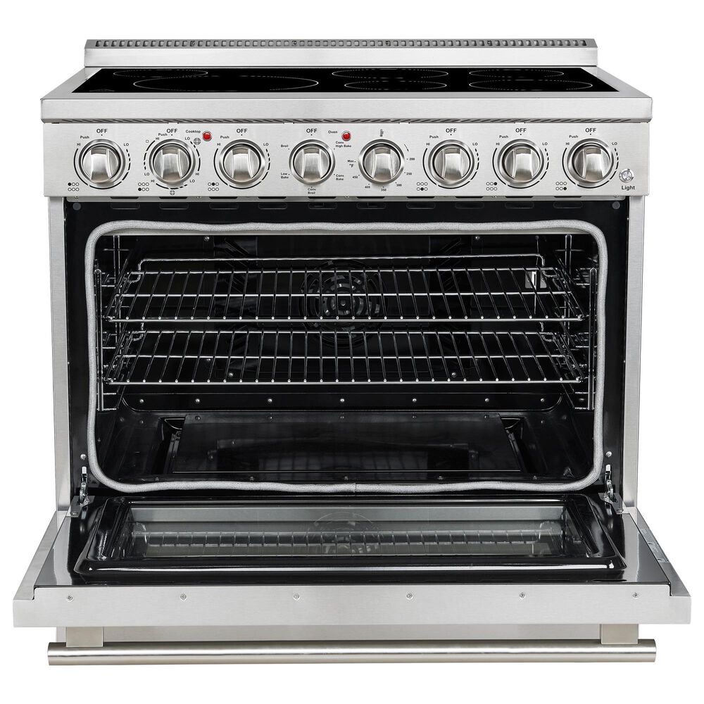 Forno Paolo 36" Freestanding Electric Range in Stainless Steel, , large