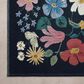 Rifle Paper Co Perennial Strawberry Fields 2"5" x 3"11" Black Area Rug, , large