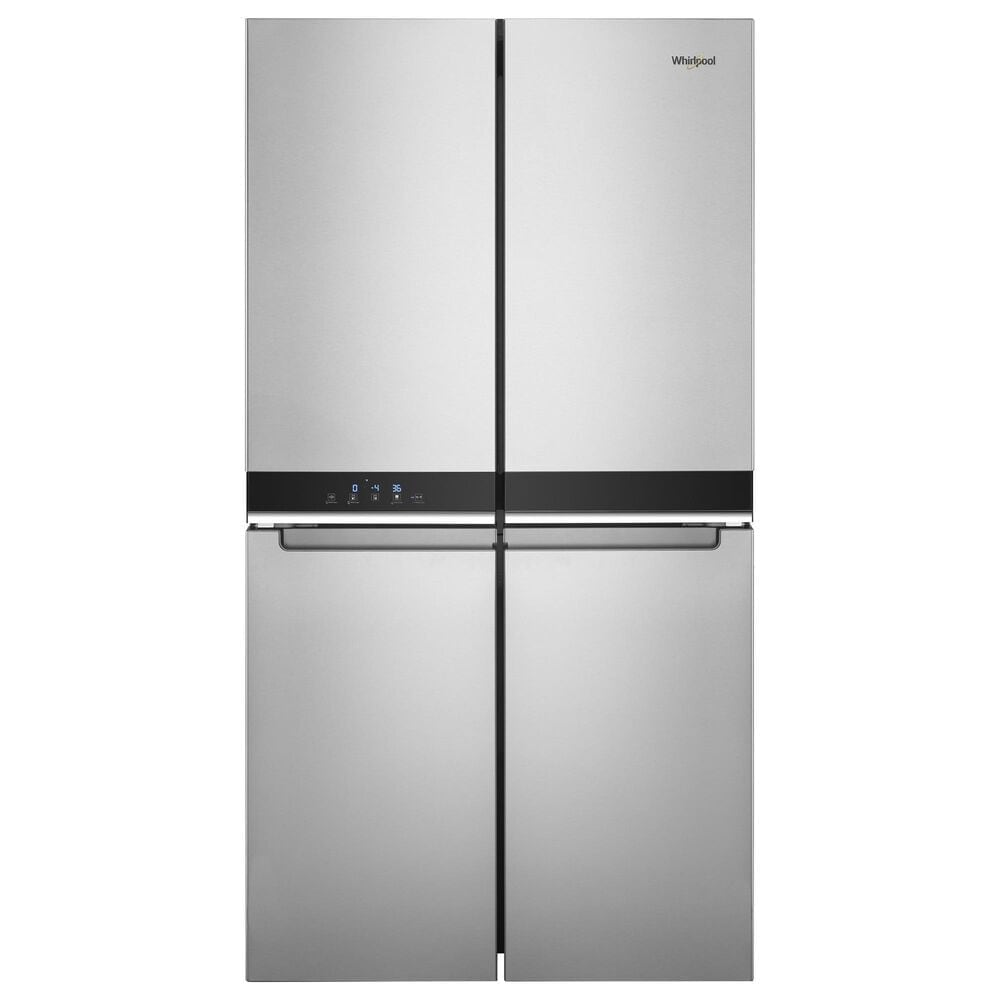 Whirlpool 19.4 Cu. Ft. 4-Door French Door Refrigerator in Fingerprint Resistant Metallic Steel, , large