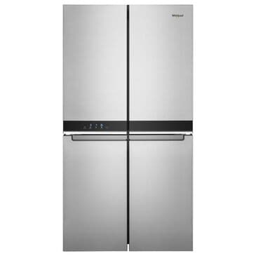Whirlpool 36" 4-Door French Door Refrigerator in Fingerprint Resistant Metallic Steel, , large