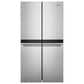 Whirlpool 19.4 Cu. Ft. 4-Door French Door Refrigerator in Fingerprint Resistant Metallic Steel, , large