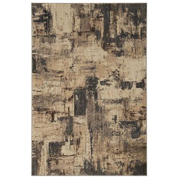 Karastan Elements Treviso 91420 5"3" x 7"10 Gray Area Rug, , large