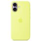Apple Silicone Case with MagSafe for iPhone 17 in Neon Yellow, , large