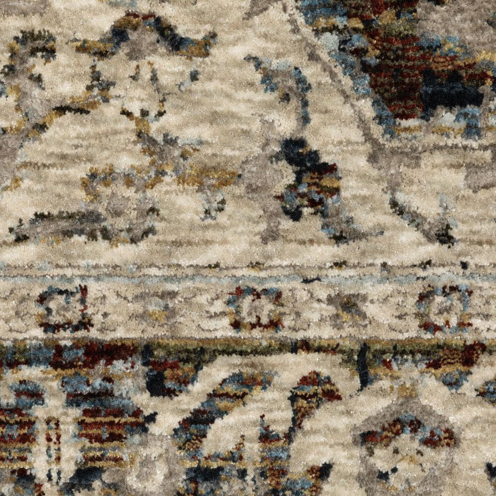 Oriental Weavers Capella Oriental Beige and Multicolor 2'3" x 7'6" Runner, , large