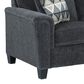 Ashley Abinger Stationary Sofa and Loveseat Set in Smoke, , large