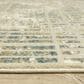 Oriental Weavers Reed RE12W 2"3" x 7"6" Ivory and Blue Runner, , large
