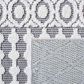 Safavieh Cabana CBN652A 2"2" x 7" Ivory and Grey Area Performance Rug, , large
