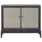 Linon Home Decor 2-Door Bar Cabinet in Black, , large