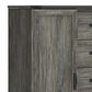 Ashley Frandern 5-Drawer Dressing Chest in Rustic Warm Gray, , large