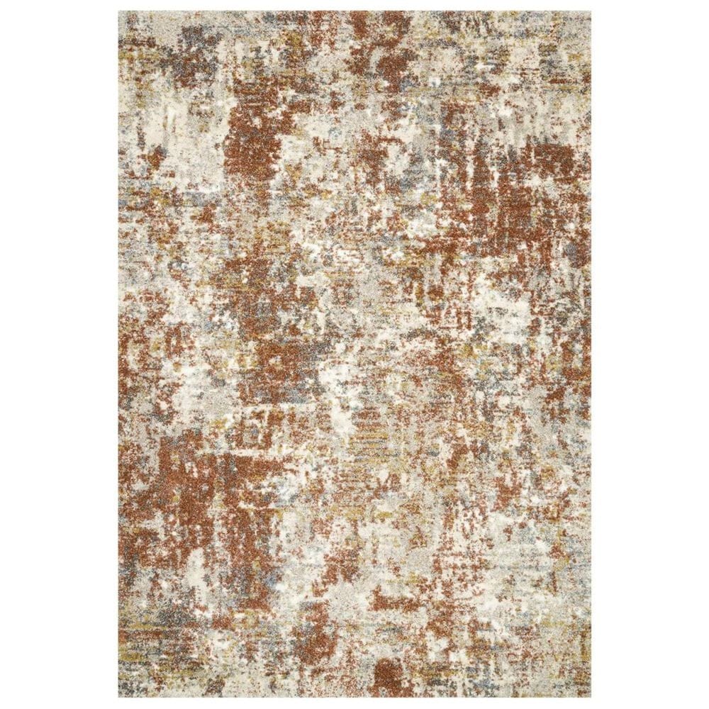 Loloi Landscape LAN-03 8"10" x 12"7" Rust Area Rug, , large