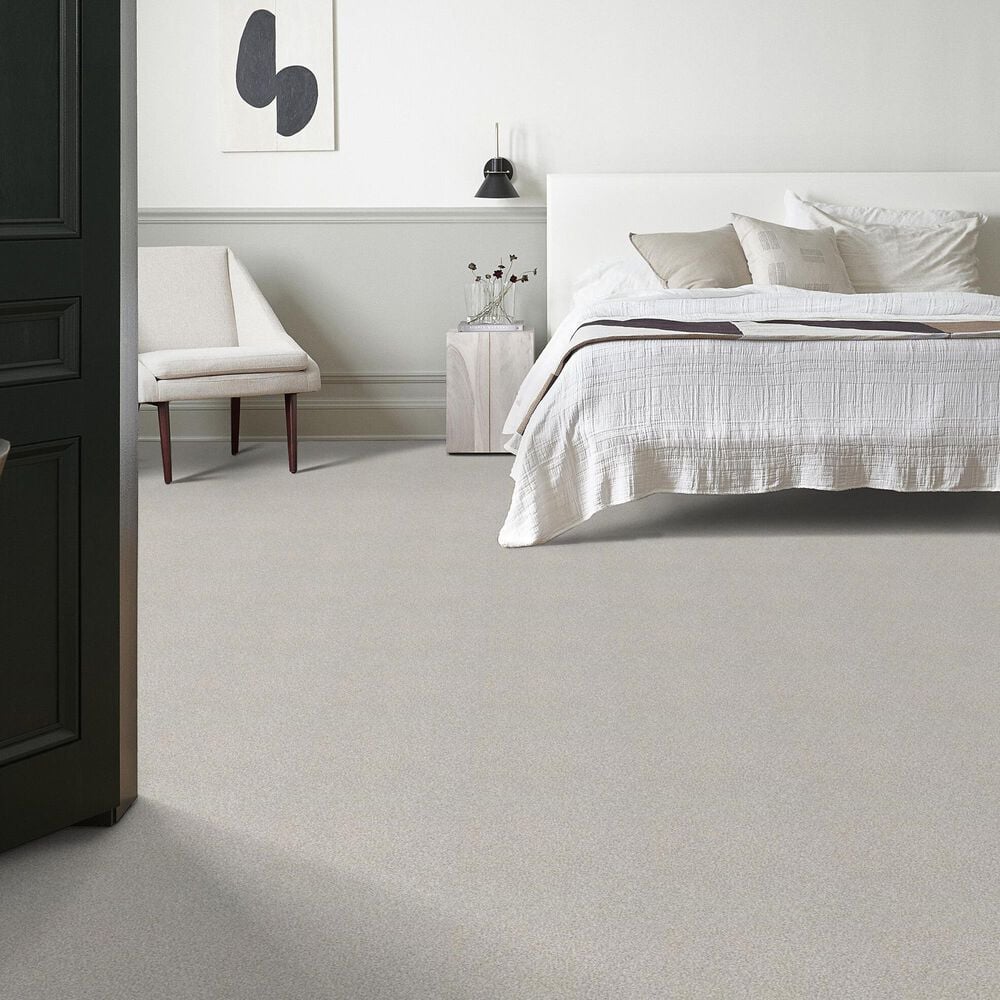 Shaw Tonal Comfort Blue Carpet in Quiet Time, , large