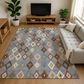 Dalyn Rug Company Kenner Gray 6"6" x 9"6" Area Rug, , large