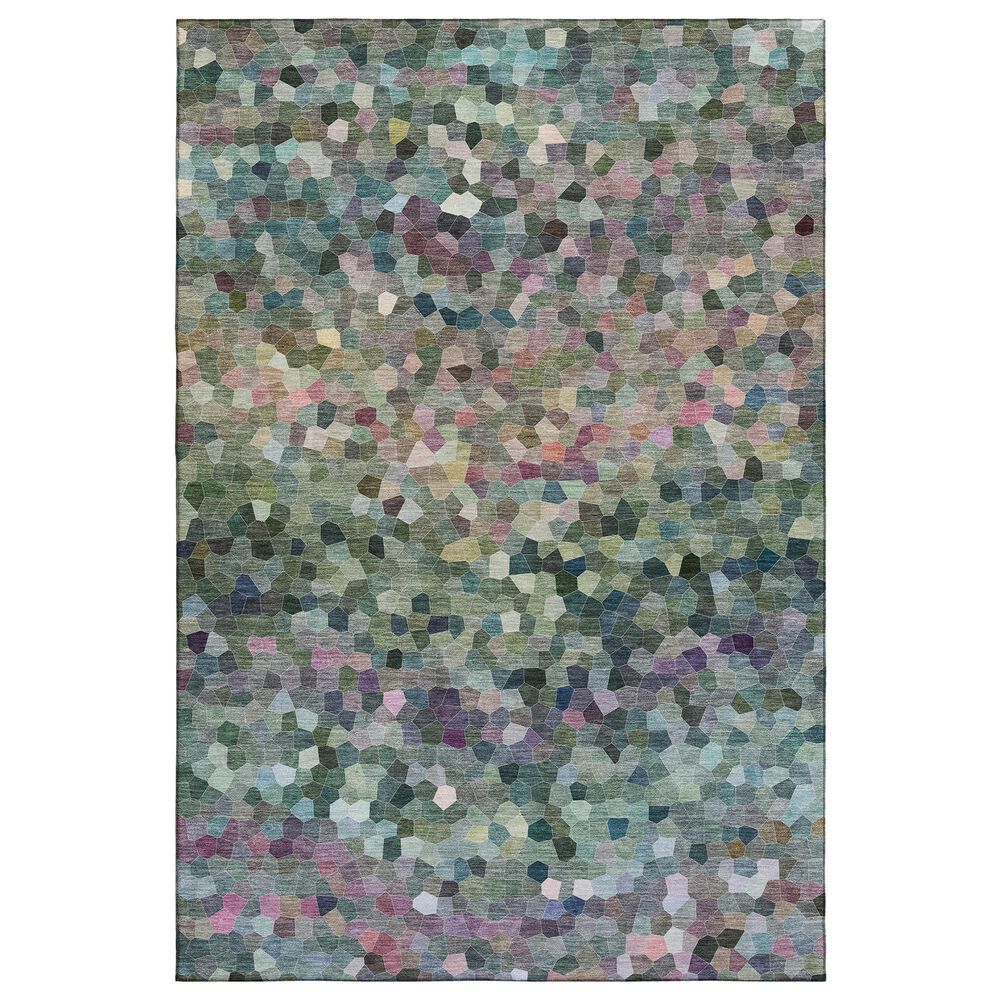 Dalyn Rug Company Kaleidoscope Cactus 10" x 14" Indoor/Outdoor Area Rug, , large
