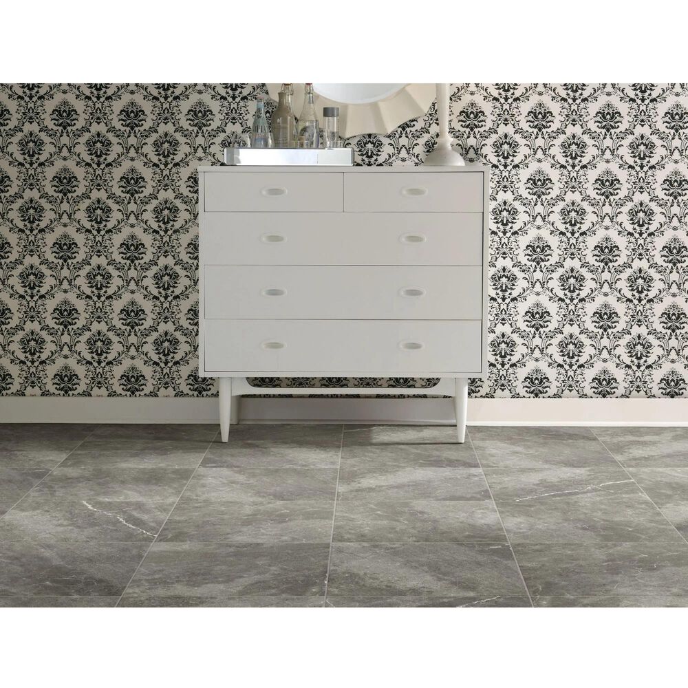 Shaw Oasis Dark Grey 12&quot; x 24&quot; Ceramic Tile, , large
