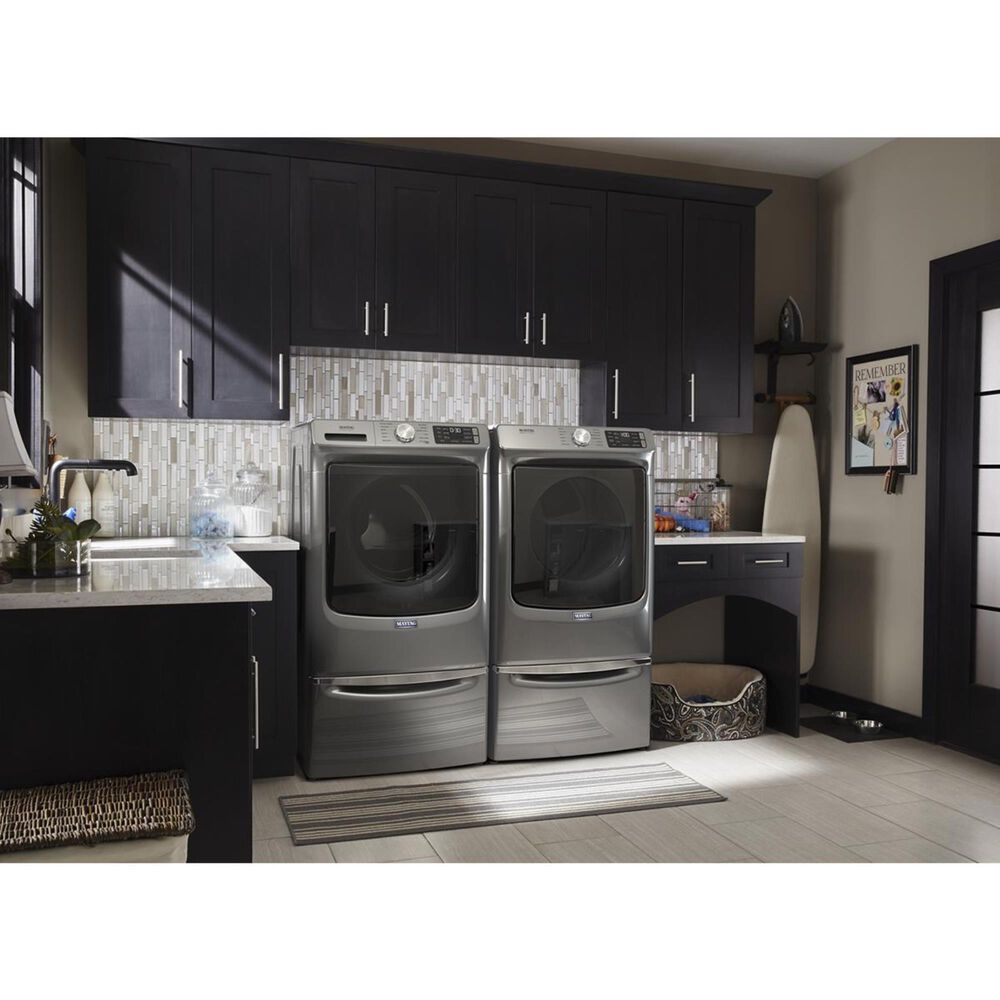 Maytag 4.8 Cu. Ft. Front Load Washer with Steam in Metallic Slate, , large